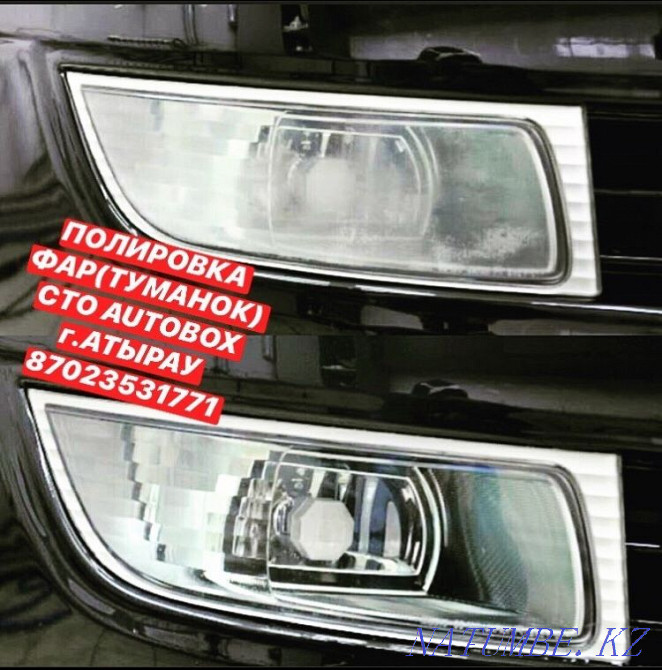 Hundred" AUTOBOX " Professional headlight polishing Atyrau - photo 7