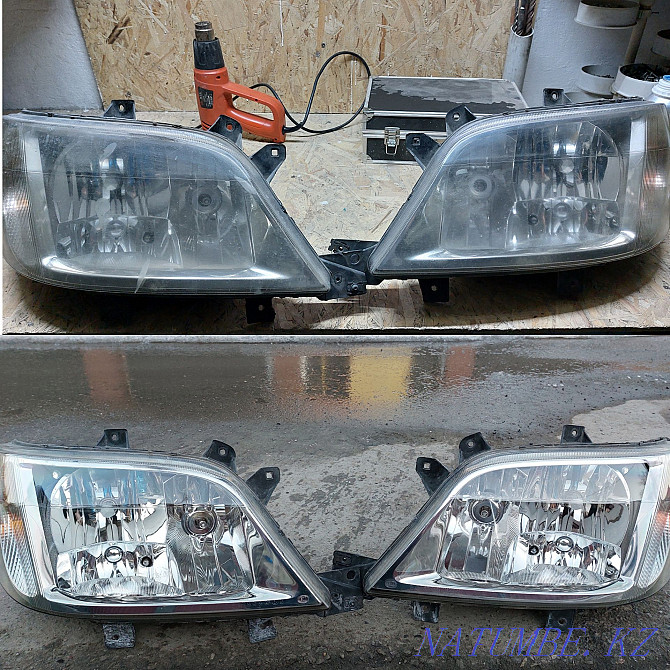 Headlight polishing. Chemical polishing of headlights Taldykorgan - photo 1