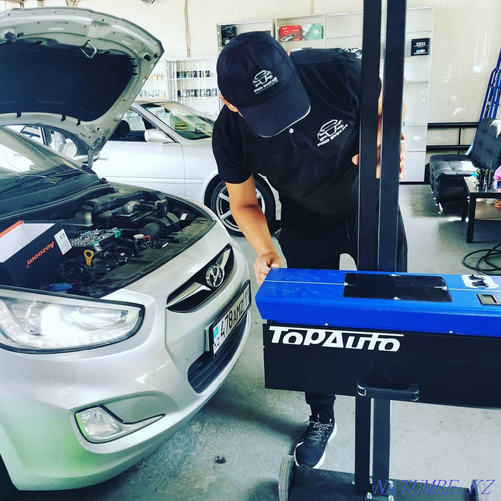 Регулировка фар на стенде Алматы - изображение 1