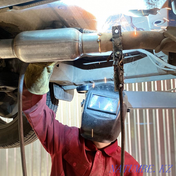 Removal and shutdown of the catalyst. ECU firmware. Silencer repair. Astana - photo 3