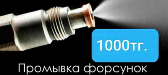 1000тг.Чистка промывка форсунок. Astana