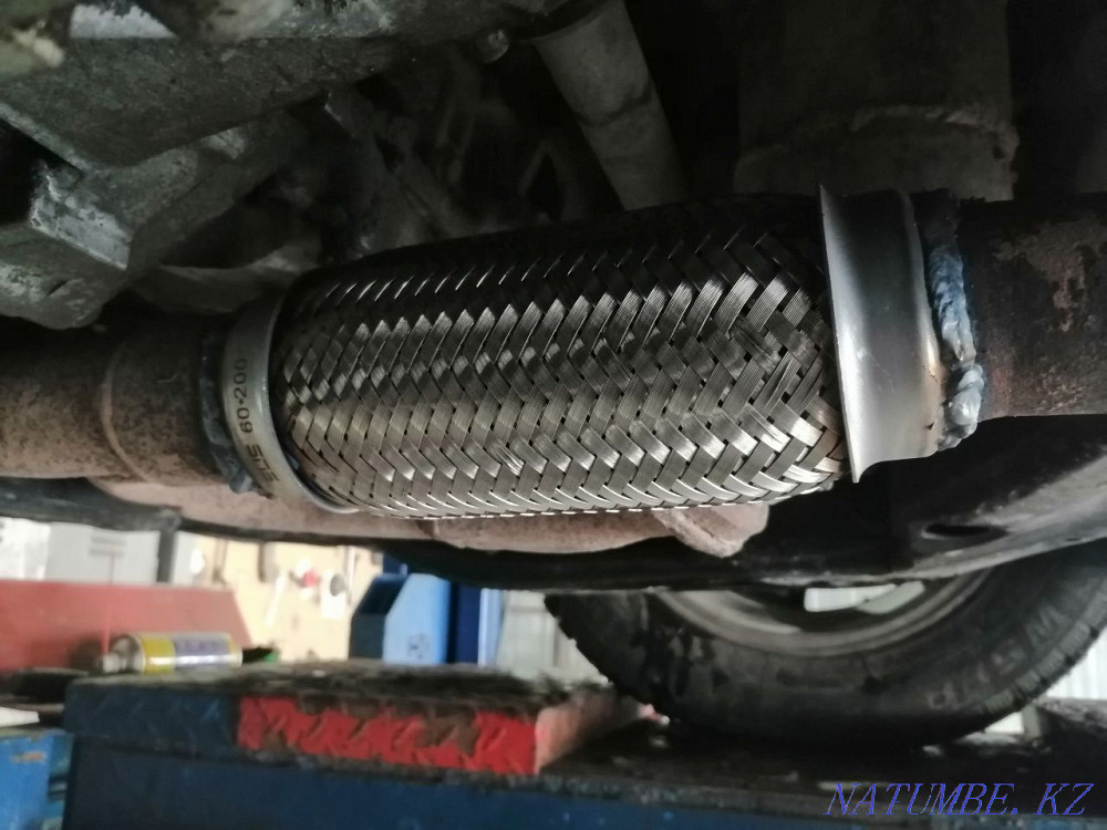 Silencer repair. Replacement of corrugation and catalysts Almaty - photo 3