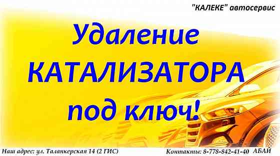Профессиональное удаление катализатора под ключ! прием КАТАЛИЗАТОРА, Astana
