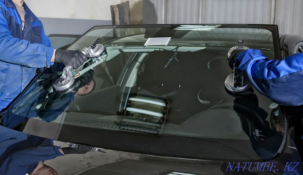 Алдыңғы шыны чиптері мен жарықтарын жөндеу. Автоматты әйнекті орнату  Павлодар  - изображение 5