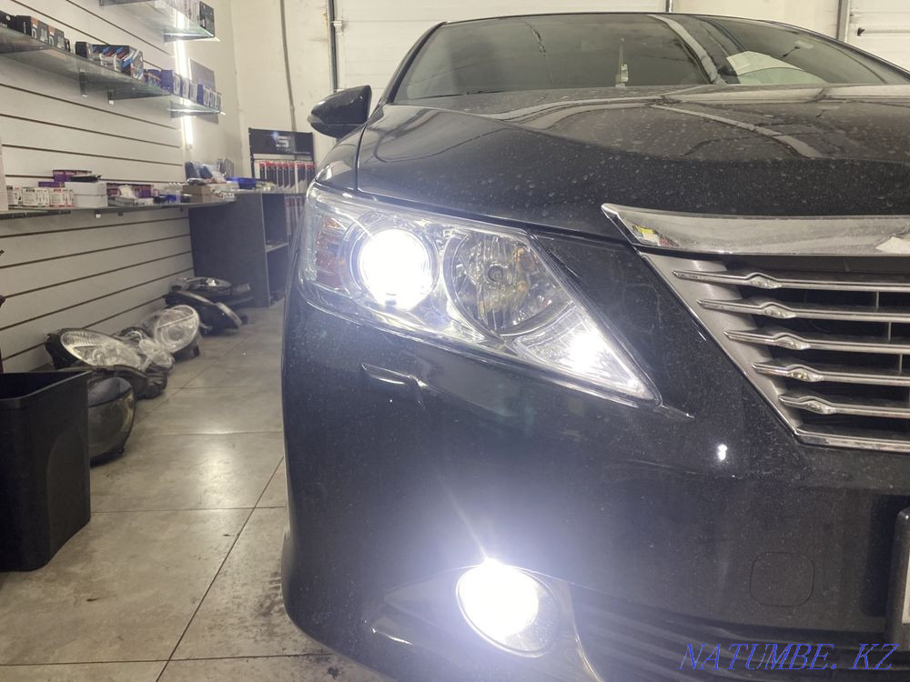 Установка и замена линз, полировка фар, замена стекол фар Астана - изображение 1