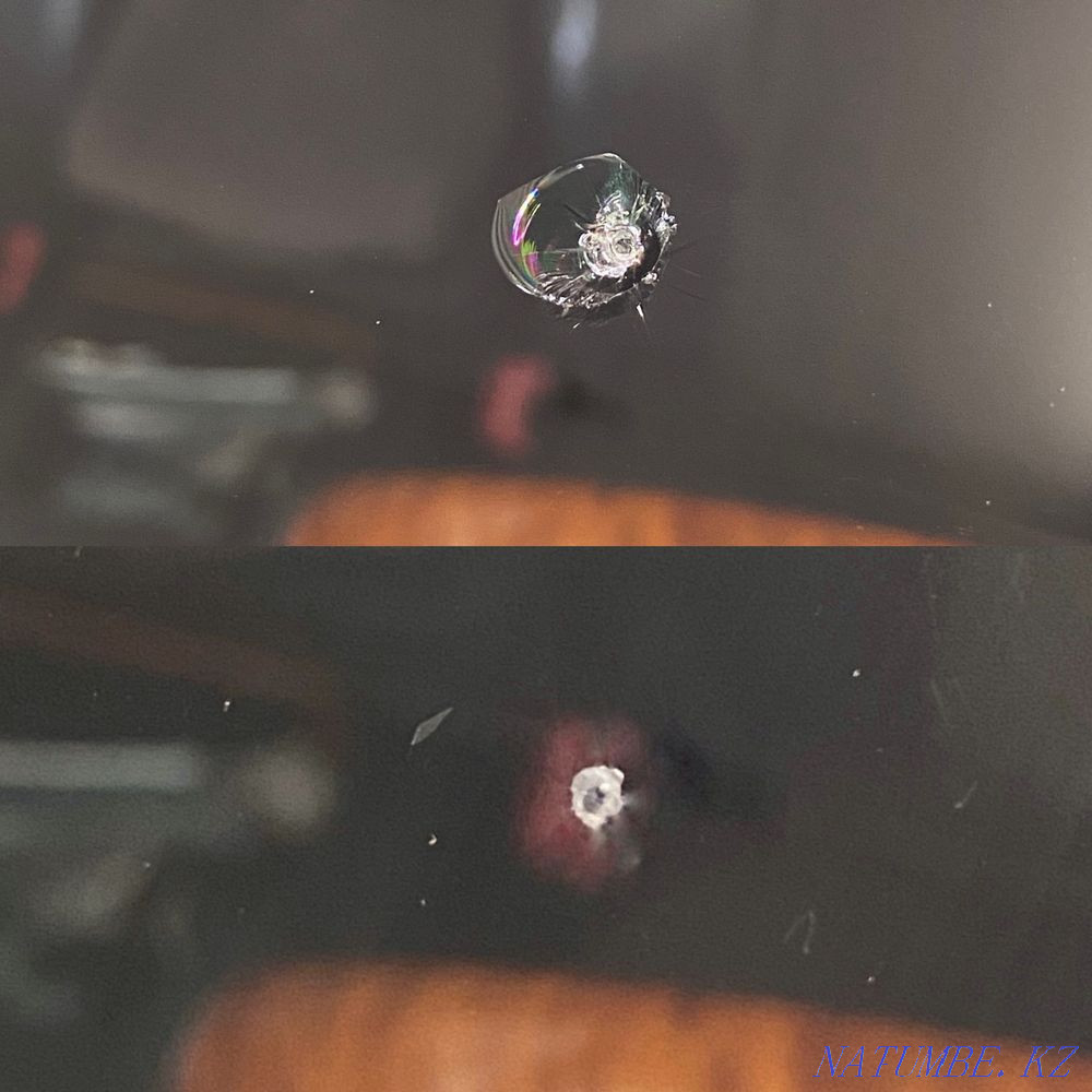 Restoration of cracks, repair of chips on the windshield headlight armoring Almaty - photo 5