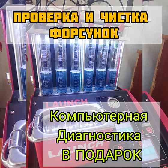 промывка чистка и проверка форсунок на стенде, фирменные жидкости Петропавловск