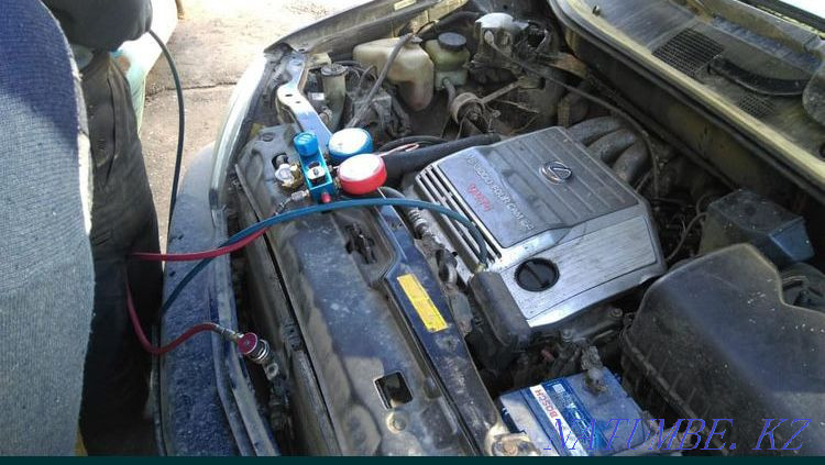 Filling the car air conditioner and repairing radiators Astana - photo 3