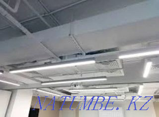 Durable polymer self-leveling floor painting roof walls hundred car services Astana - photo 3