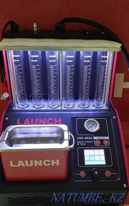 Cleaning nozzles on the stand. Checking spark plugs. Smoke generator. Aqtobe - photo 1