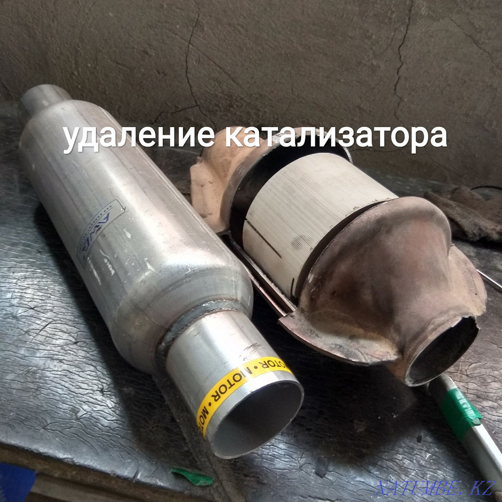 Catalyst removal Silencer repair Installation of flame arrester Euro 2 Pavlodar - photo 3