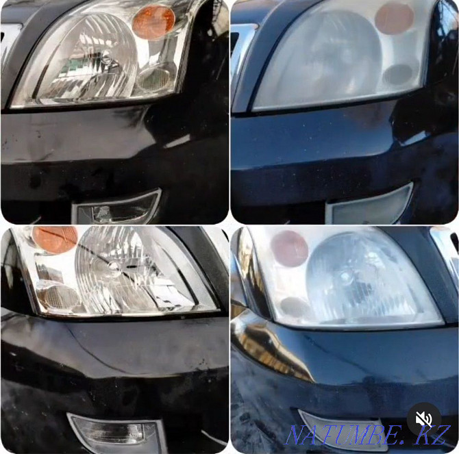 Headlight polishing Lens replacement Headlight repair Headlight adjustment Headlight alignment Almaty - photo 3