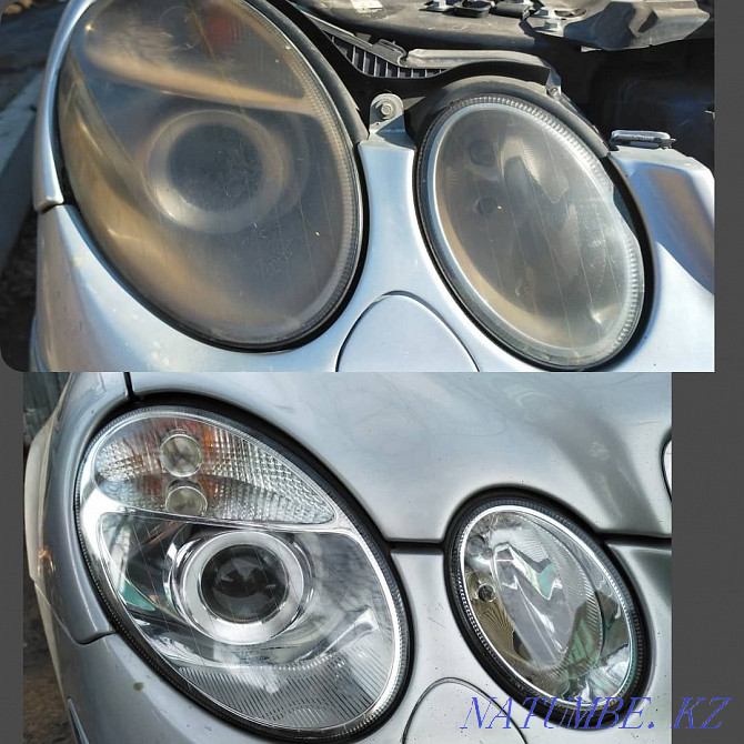 Headlight polishing Lens replacement Headlight repair Headlight adjustment Headlight alignment Almaty - photo 6