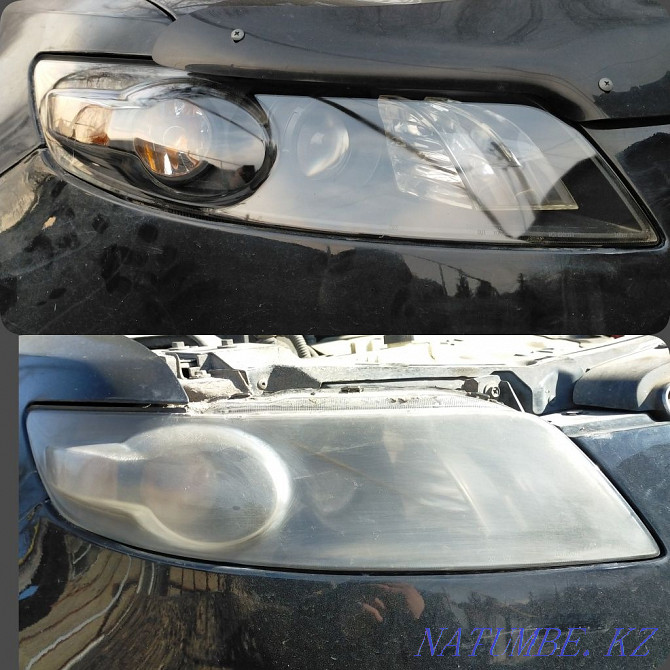 Headlight polishing Lens replacement Headlight repair Headlight adjustment Headlight alignment Almaty - photo 8