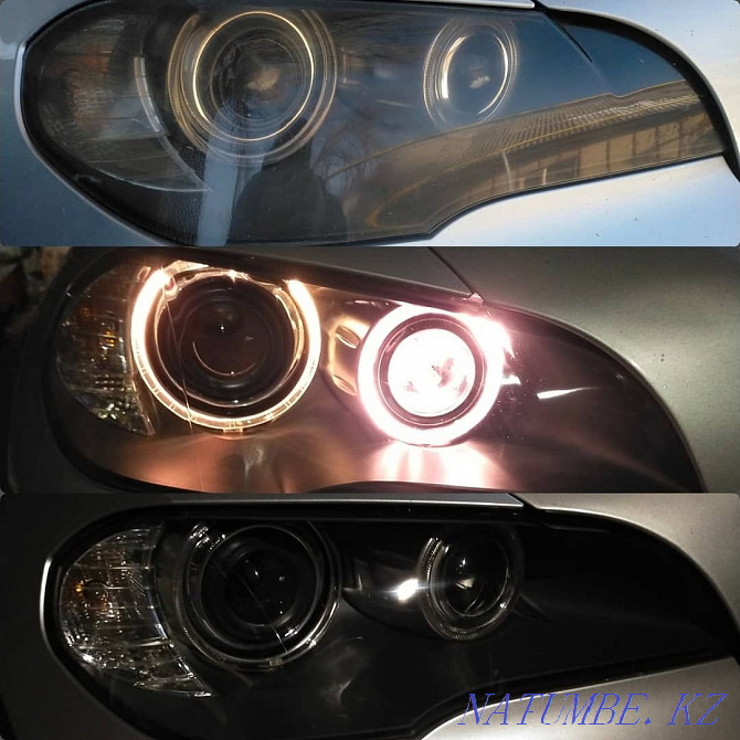 Headlight polishing Lens replacement Headlight repair Headlight adjustment Headlight alignment Almaty - photo 7
