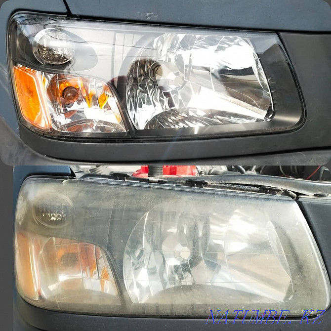 Headlight polishing Lens replacement Headlight repair Headlight adjustment Headlight alignment Almaty - photo 2