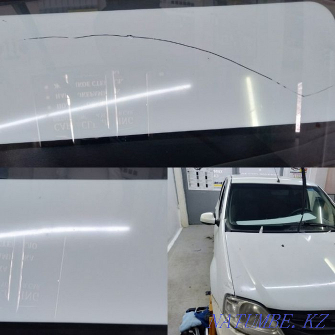 Car glass repair Restoration of chips and cracks Headlight polishing Almaty - photo 4