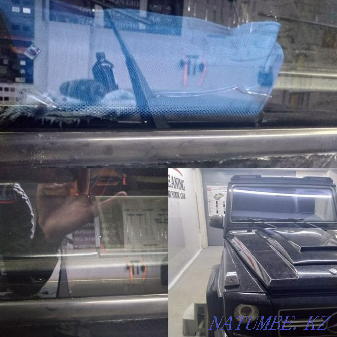 Car glass repair Restoration of chips and cracks Headlight polishing Almaty - photo 2