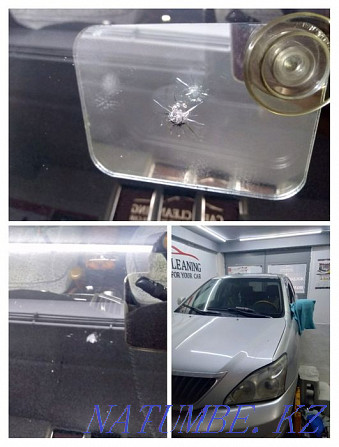 Car glass repair Restoration of chips and cracks Headlight polishing Almaty - photo 6
