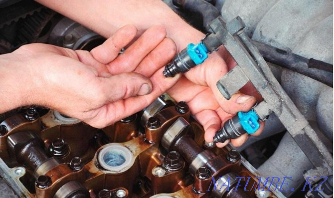 Flushing the nozzles Cleaning the throttle valve Astana - photo 6