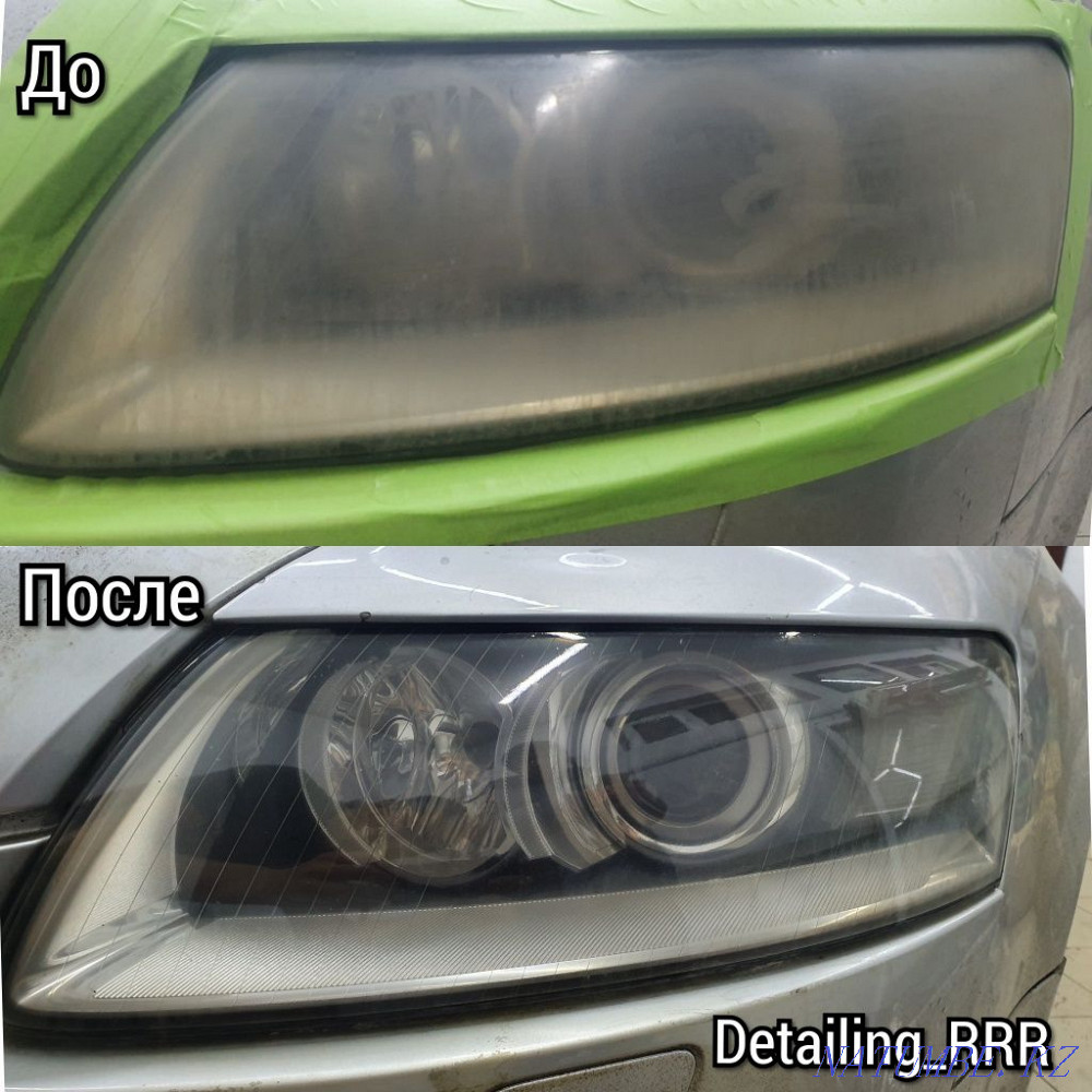 Тонировка Қорғаныш пленкалары Фараларды қалпына келтіру Корпусты, фараларды жылтырату  Атырау - изображение 7