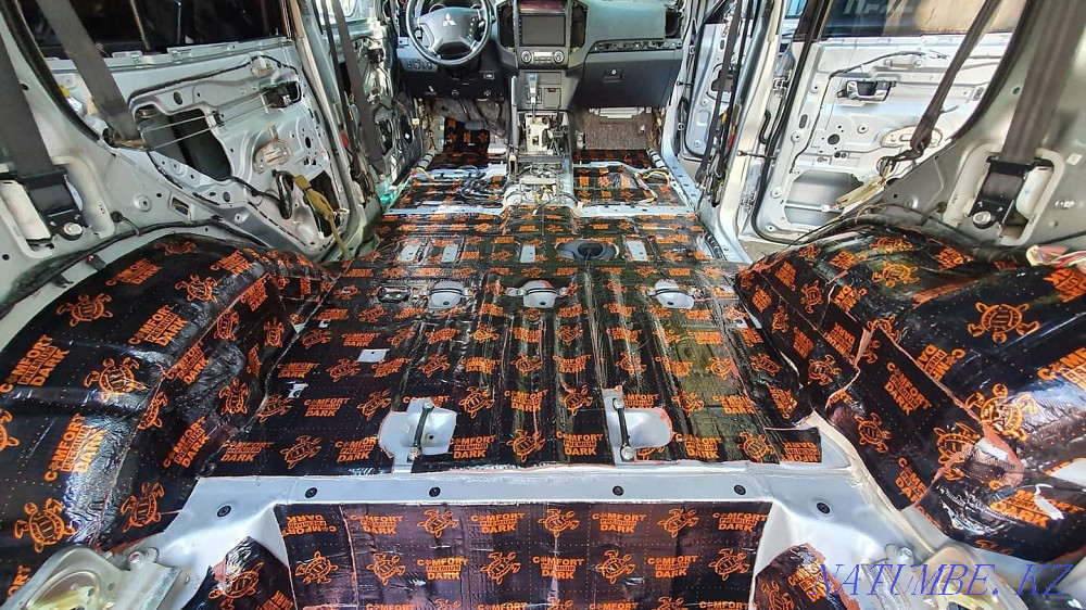 Шумоизоляция авто Шумо-Тепло-Виброизоляция Шумка ComfortMat Химчистка Астана - изображение 3
