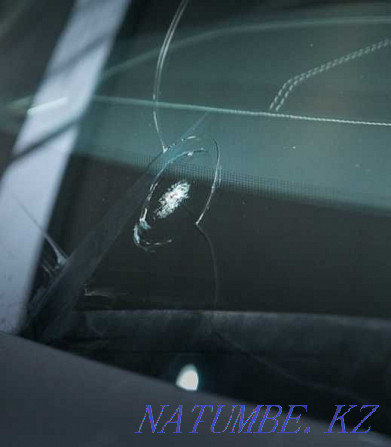Repair of chips and cracks on auto glass and shop windows Almaty - photo 2