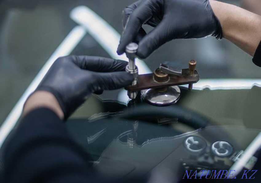 Автокөлік шынылары мен витриналарындағы сынықтар мен жарықтарды жөндеу  Алматы - изображение 1