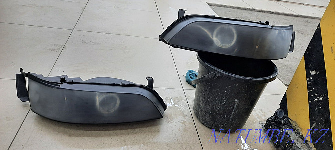 Polishing headlights with and without parsing Noise isolation polishing dry cleaning Almaty - photo 8