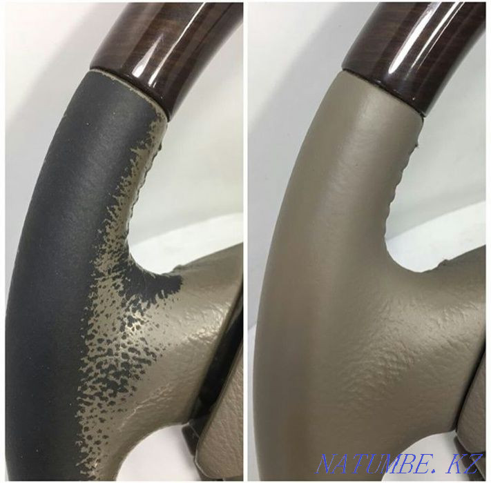 Restoration of the Skin of the Auto Salon! Plastic, Leather, Wood and Fabric Repair! Astana - photo 8