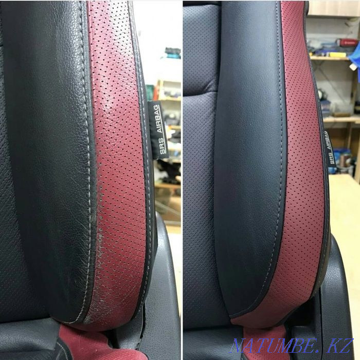 Restoration of the Skin of the Auto Salon! Plastic, Leather, Wood and Fabric Repair! Astana - photo 4