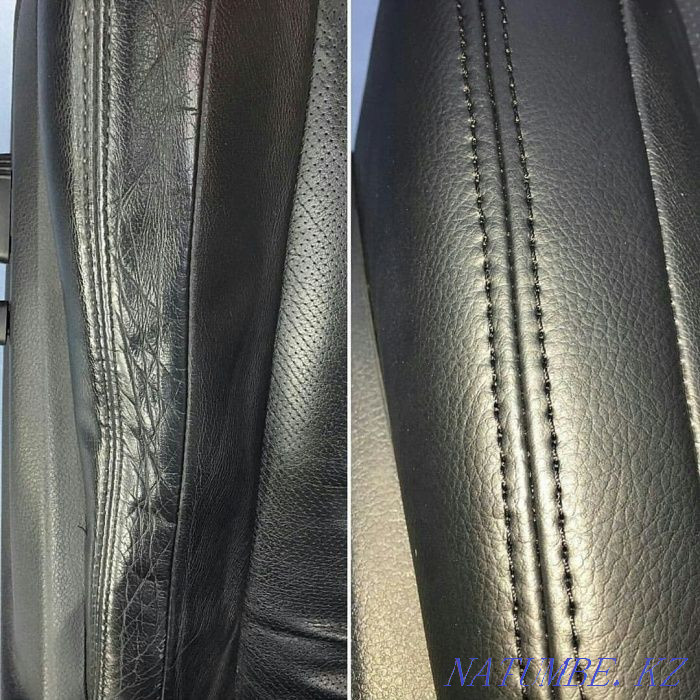 Restoration of the Skin of the Auto Salon! Plastic, Leather, Wood and Fabric Repair! Astana - photo 5
