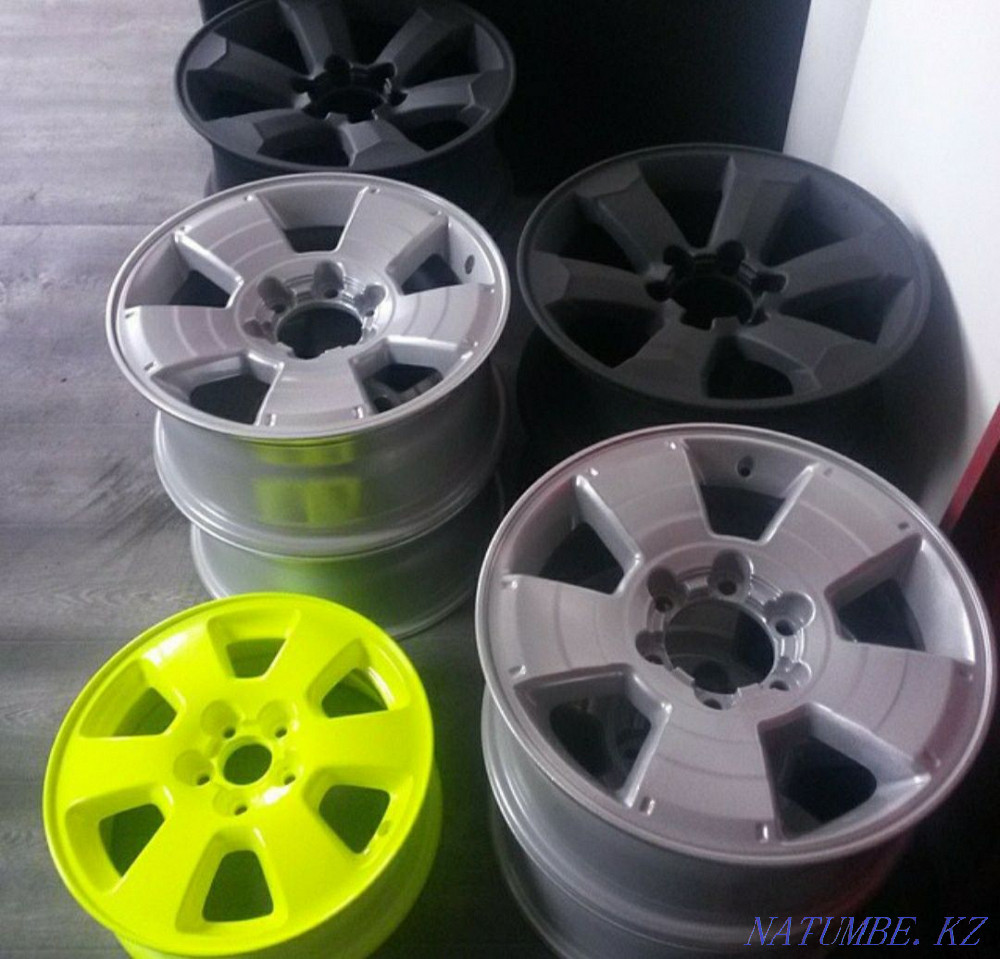 От 15 000т. Полимерная, порошковая, покраска дисков. Алматы - изображение 2