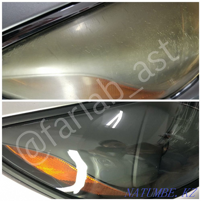 Headlight repair and polishing Astana - photo 4