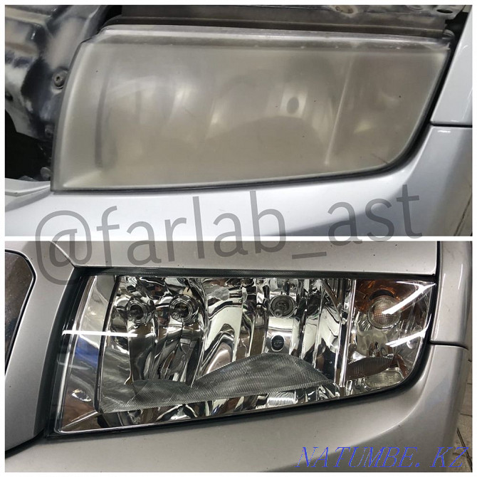 Repair and polishing of headlights Astana Astana - photo 1
