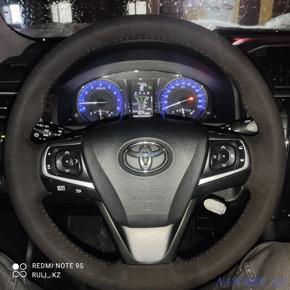 Steering wheel braid, steering wheel reupholstering from 10 thousand rubles Astana - photo 6