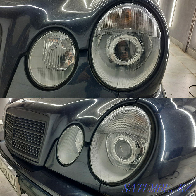 headlight repair headlight cleaning disassembled lens installation Astana - photo 3