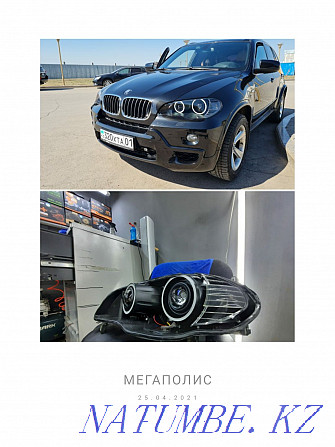 Restoration of headlights Replacement of lenses, replacement of sealant, installation of LED flashes Astana - photo 7