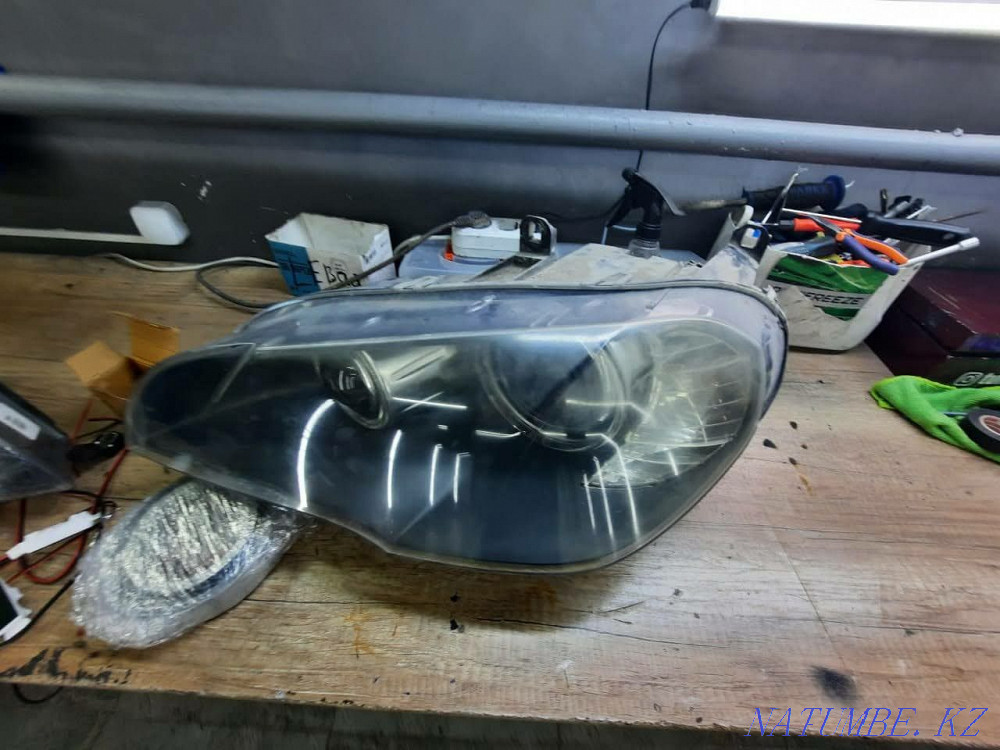 Фараны жылтырату, линзаны ауыстыру, фараны жөндеу,  Астана - изображение 2