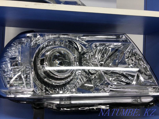 Repair of headlights installation of bi led lenses Polishing adjustment of headlights replacement of lenses Astana - photo 1
