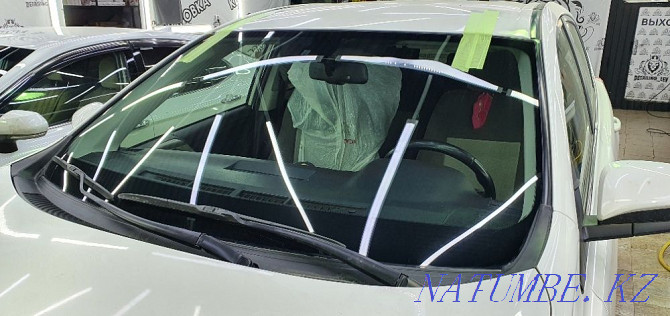 Glass polishing. Auto glass side, windshield, rear! Auto glass repair Astana - photo 6