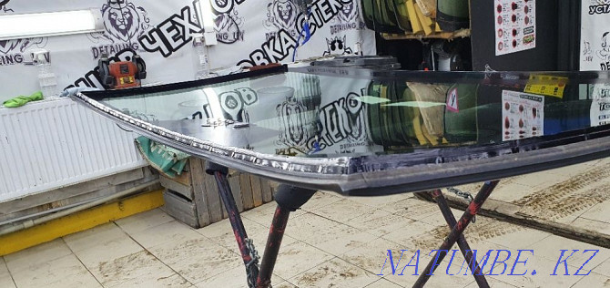 Glass polishing. Auto glass side, windshield, rear! Auto glass repair Astana - photo 4