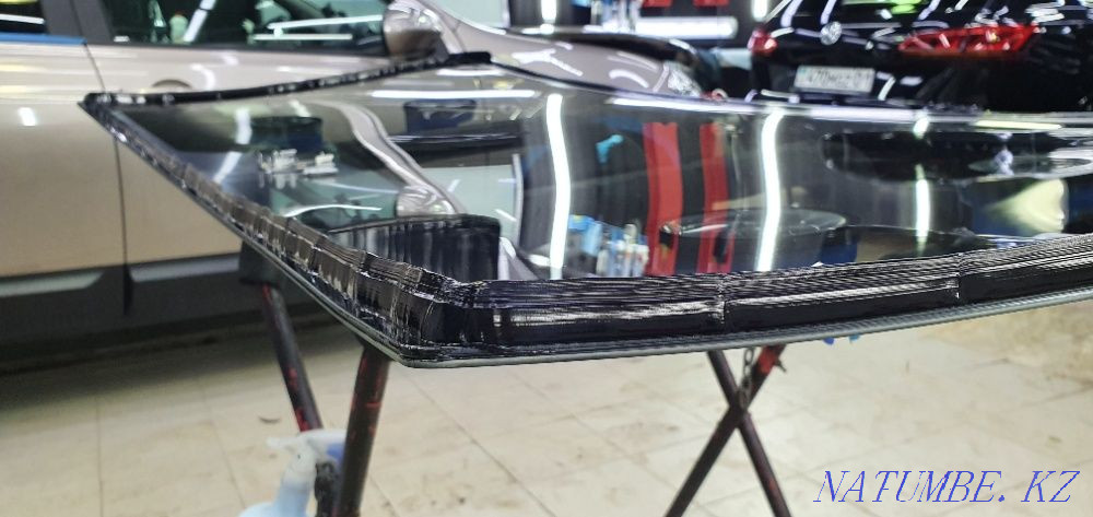 Glass polishing. Auto glass side, windshield, rear! Auto glass repair Astana - photo 7