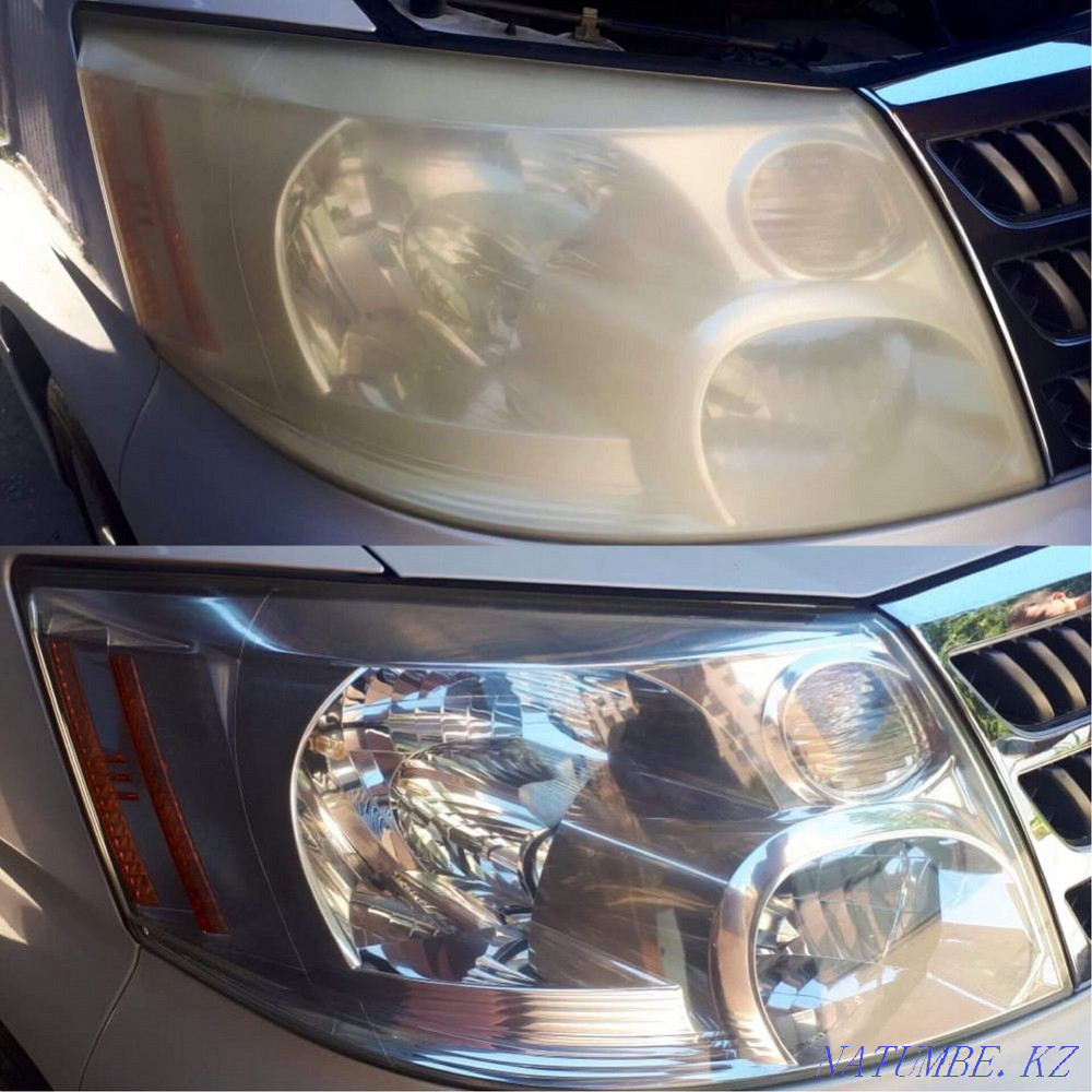 Headlight polishing 4999 tg. For a couple!!! Almaty - photo 3