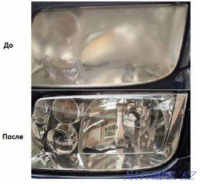 Chemical polishing of headlights Semey - photo 4