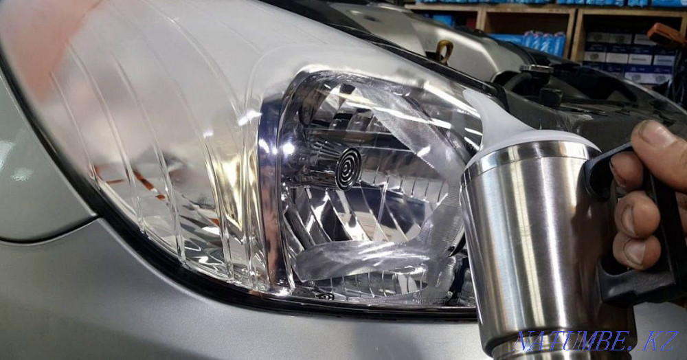 Chemical polishing of headlights Semey - photo 1