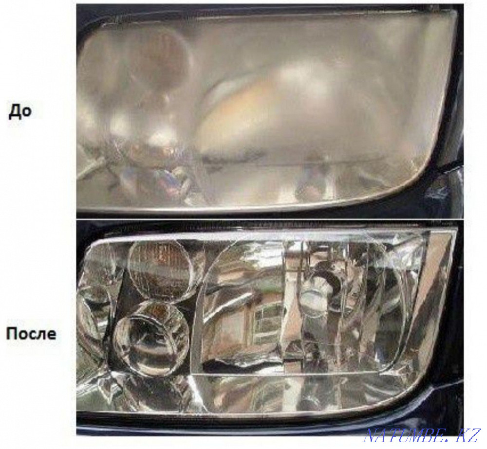 Chemical polishing of headlights Semey - photo 4