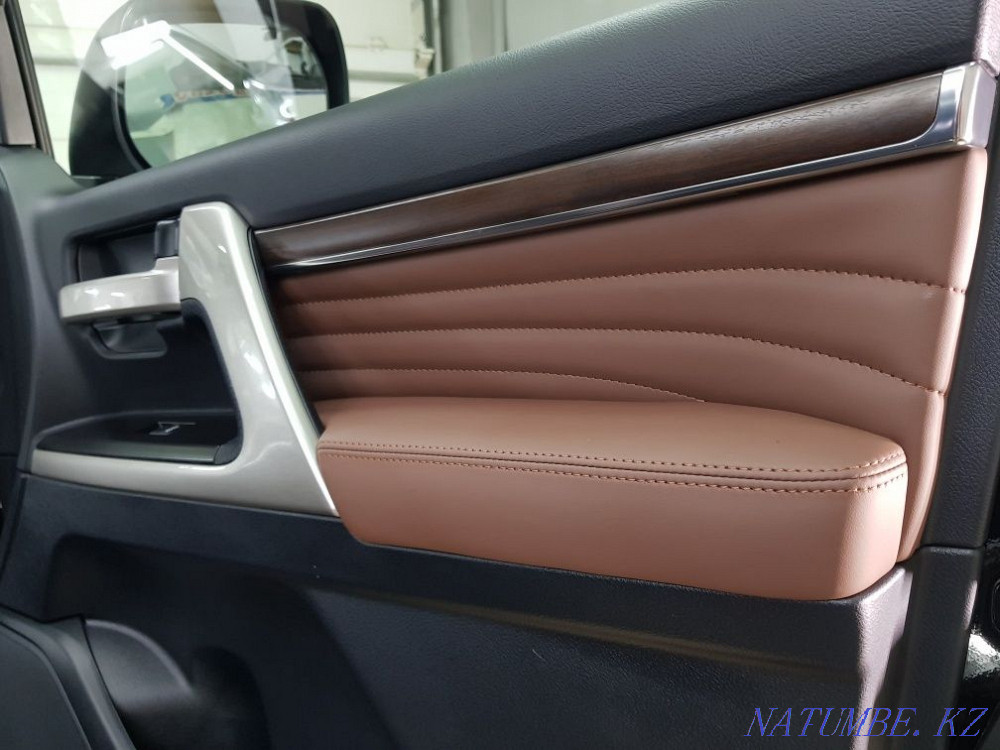 Salon upholstery. Steering wheel. automatic transmission. Floors. Ceiling. Skins. Cover sewing. Almaty - photo 2