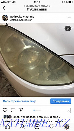 Polishing, booking headlights CHEAP, removing scratches from the body, etc. Astana - photo 5