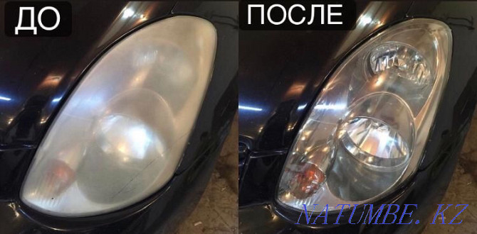 Polishing, booking headlights CHEAP, removing scratches from the body, etc. Astana - photo 2